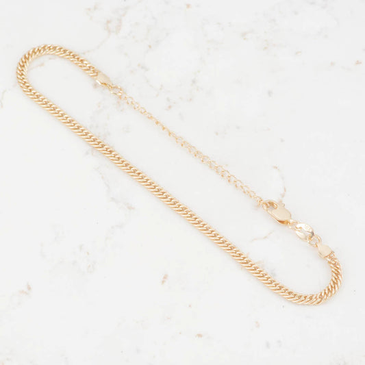 PULSERA CUBANA CONTINUA 3MM